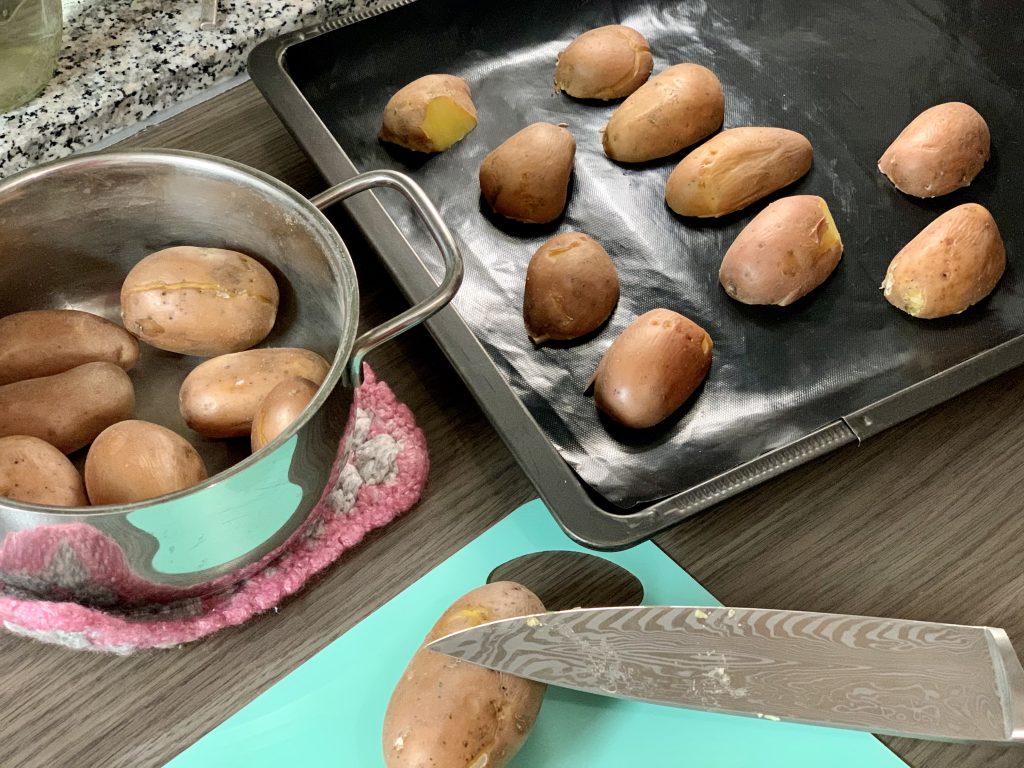 Vorbereitung Rosmarinkartoffeln