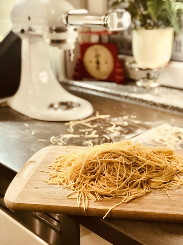 Fertige Spaghetti